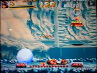 une photo d'Ã©cran de Top Hunter sur SNK Neo Geo